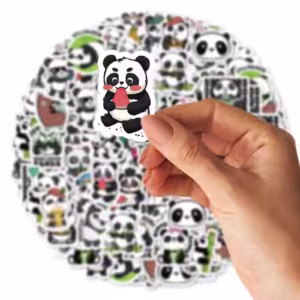 46pcs Cute Red Panda Cartoon Graffiti Stickers Decorated Notebook Water Cup Guitar Suitcase DIY Classic Toy Scrapbook Decals - Image 4