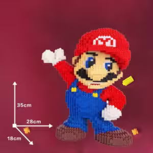 35cm Super Marios Bros Big Building Blocks Anime Figure Cartoons Model Gient Super Mario Blocks Ornaments Children Gifts - Image 2