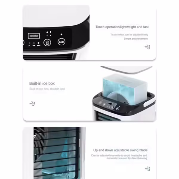 Cold Fan Home Mini USB Desktop Refrigeration Small Air Conditioning Fan Portable Wet Wet Water Cold Fan - Image 5