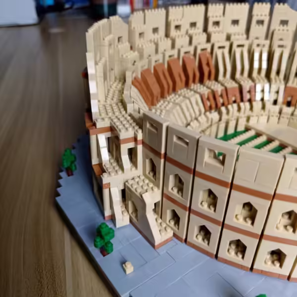 KNEW BUILT Euro Constrution Roma Colosseum Micro Mini Building Blocks for Adult Child Toys Set Arc Triomphe Louvre Big Ben Brick - Image 5