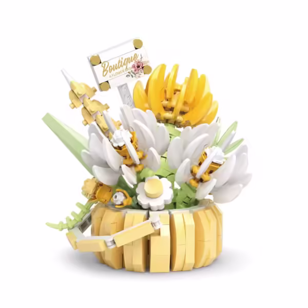 Compatible With Lego Potted Plants, Building Blocks, Succulent Flower Bouquets, Potted Plant Assembly Toys, And Plant Gifts - Image 5