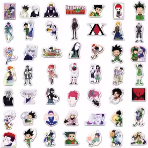 100PCS PCS Animation Full-time Hunter Graffiti Waterproof Sticker Suitcase Notebook Refrigerator Stationery Box Helmet Stickers - Image 5