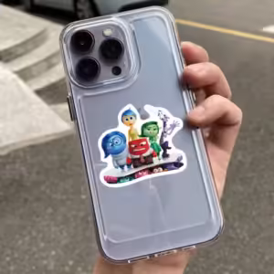 50pcs Inside Out 2 Stickers Disney Figure Sticker Skateboard Fridge Suitcase Phone Notebook Graffiti Sticker Kids Birthday Gift - Image 5