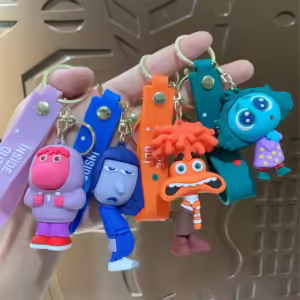 3D Cartoon Inside Out 2 Keychain Pendant Personality Creative Soft Glue Doll Cross-Border Sales Small Pendant - Image 6