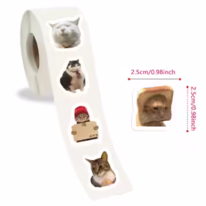 500pcs Cartoon Meme Cat Stickers For School Reward Stickers Classroom Decoration Encouragement Sticker For Student Teacher - Image 5