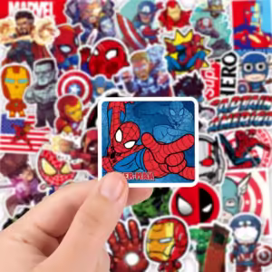 10pcs Disney Marvel Vintage The Avengers Super Hero Anime Stickers Cartoon Decal Laptop Car Motorcycle Funny Sticker - Image 5