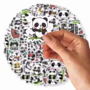 46pcs Cute Red Panda Cartoon Graffiti Stickers Decorated Notebook Water Cup Guitar Suitcase DIY Classic Toy Scrapbook Decals - Image 5