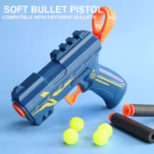 2PCS Soft Bullet Toy Gun For Rival Zeus Apollo Ball Bullets Children Pistol Gun Toys Foam Darts Blaster Gift For Boy Kids Adult - Image 5