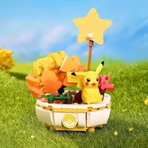 Pokemon Potted Bonsai Building Blocks Pikachu Charmander Squirtle Model Bricks Toys Creative Desktop Decoration Gifts For Kids - Image 6