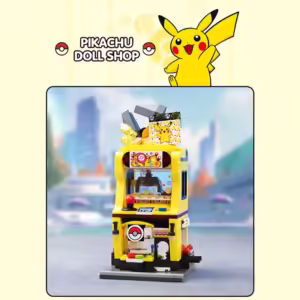 Original Box Pokemon Pikachu-Claw crane game shop Blocks Charizard Squirtle Bulbasaur Model Educational Kids Toys For Gift - Image 6