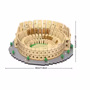 KNEW BUILT Euro Constrution Roma Colosseum Micro Mini Building Blocks for Adult Child Toys Set Arc Triomphe Louvre Big Ben Brick - Image 6