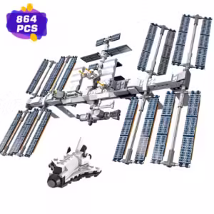 876pcs Ideas 21321 International Space Station Building Blocks Kit Bricks Classic Movie Model Kids Toys Boys Toy Children Gift - Image 6