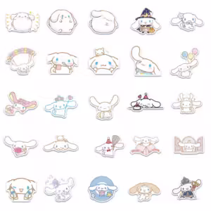 10pcs Anime Sanrio Cinnamoroll Stickers for Kids Notebooks Phone Suitcase Cute Decal DIY Kawaii Waterproof Sticker Packs - Image 6