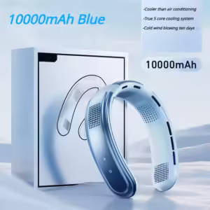 Portable Neck Fan 10000mAh Rechargeable Fan Mini 3-Speeds Large Wind Outdoor Silent Electric Ventilador for Home Camping Outdoor - Image 6