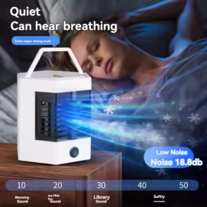 Upgrade Multi-gear Adjustable Portable Air Cooler Fans Super Quiet Low Noise USB Air Conditioning Humidification Cooling Fan - Image 6