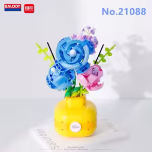 BALODY mini Blocks Kids Building Toys Rose Sunflower Flowers Vase Girls Women Gift Home Decor 21088 21089 21090 21091 - Image 11