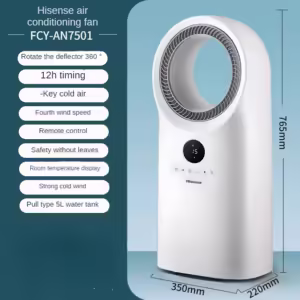 220V Air Conditioner Fan Air Cooler Conditioner Mobile Water Cooling Humidifying Air Conditioning Electric Fan Refrigeration - Image 7