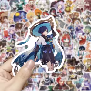 80pcs Game Honkai Star Rail Figure Stickers Pack for Kids Cartoon Anime Graffiti Decal Scrapbooking Luggage Laptop Skateboard - Image 7