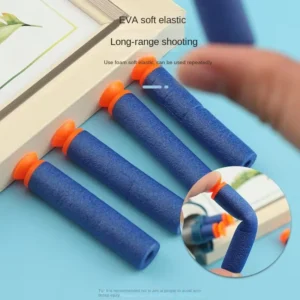 Shark Gun Ejection Soft Bullet Gun Children Safety Cute Toy Children Birthday Gift Automatic Shell Ejection Soft Bullet Air Gun - Image 3
