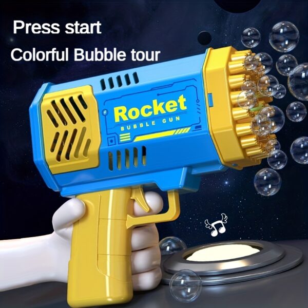 40 Hole Bubble Gun Outdoor Wedding Atmosphere Unisex Birthday Gift (Excluding Bubble Liquid and Battery) - Image 2