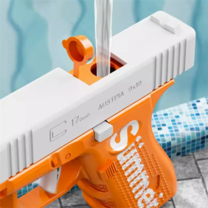 Children's Water Gun, Manual Continuous Glock Water Gun, Boys and Girls Play Bucket Cooling Toys in Summer Water Gun - Image 2