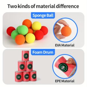 Soft Bullet Target Practice Toy for Children, Educational Shooting Practice Toys with Soft Bullets - Image 5